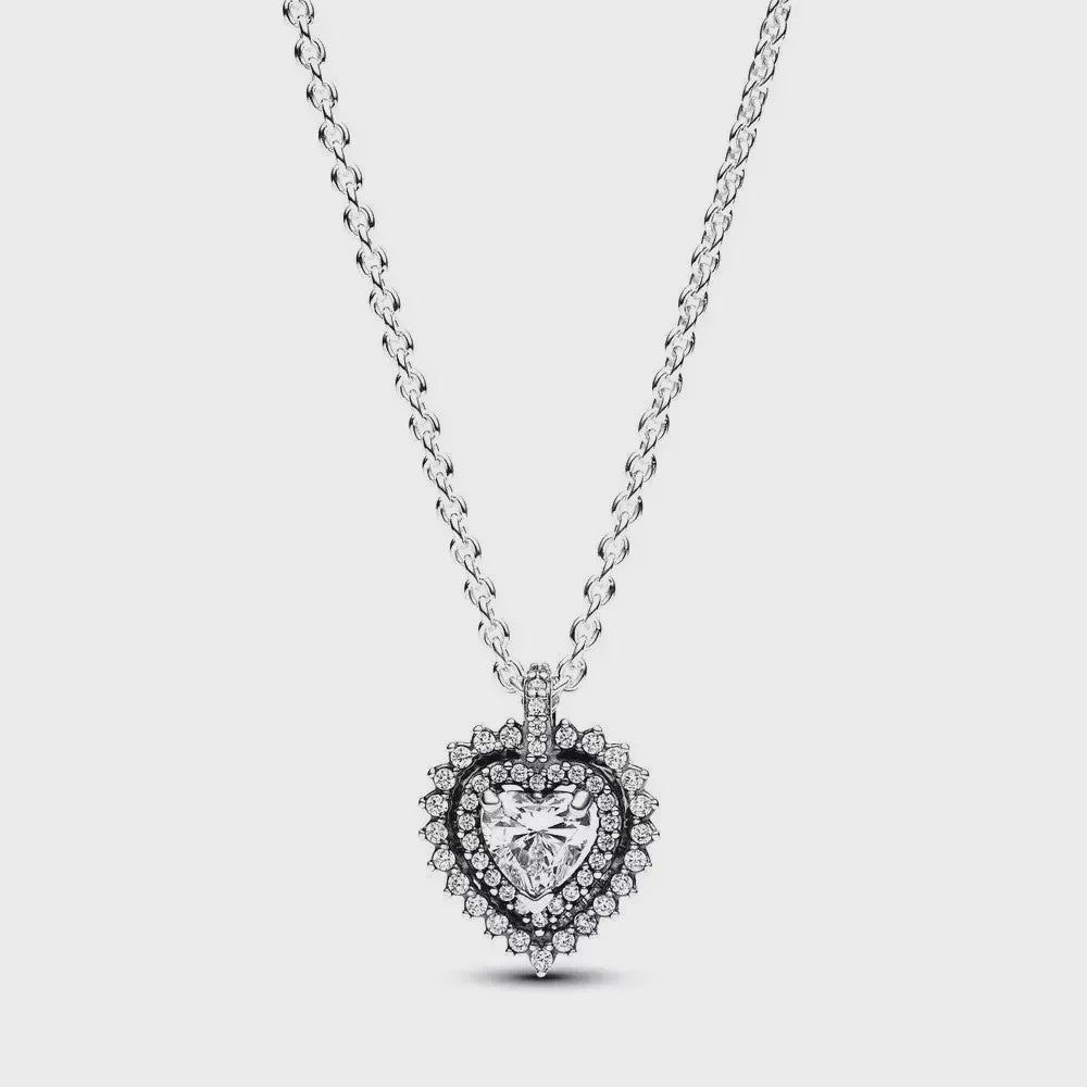 Chique Zilveren Ketting met Hanger: Hart, Zirkonia of Cirkel - DIY Sieraden voor Dames