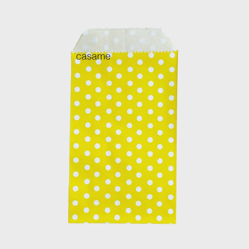 Kleine Kraft Papieren Zakjes met Stippen - Set van 10, 25 of 50 stuks - Ideaal voor Feestjes, Cadeaus en Kaarten