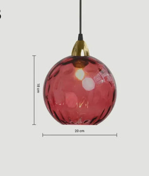 Kleurrijke Moderne Glazen Hanglamp - Stijlvolle Plafondlamp voor Woonkamer & Eetkamer