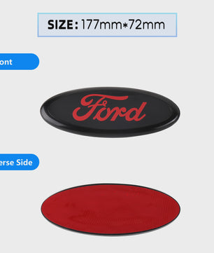 Ford Embleem Stickers - Set van 8 Stuks - Hood, Bonnet & Trunk - Universeel