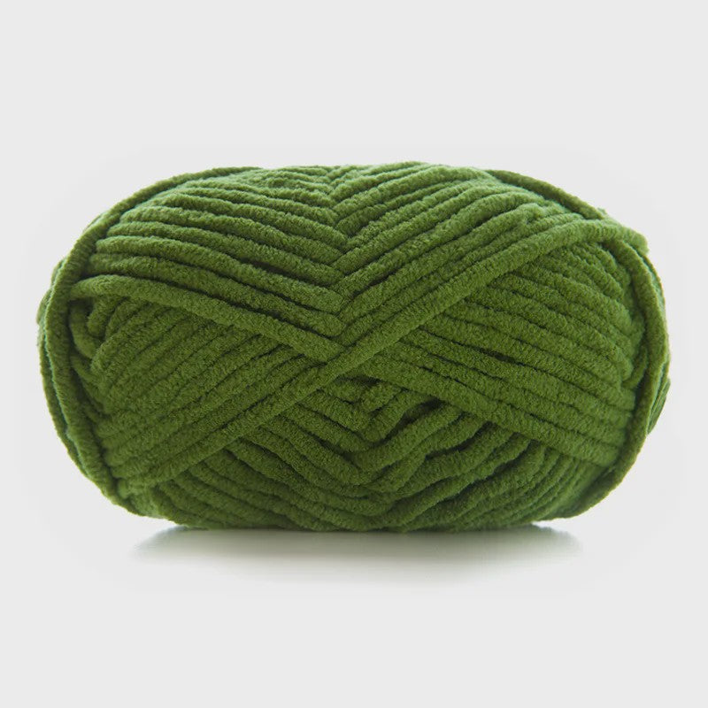 Zacht Chenille Garen 50g - Dik Velvet Garen voor Handwerken & DIY Baby Projecten