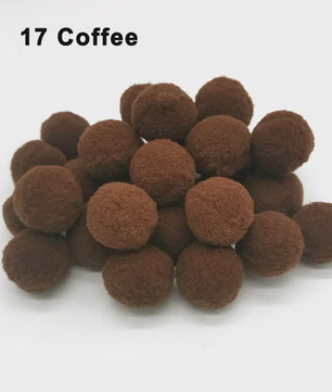 Mix van Zachte Pompoms (8-30mm) voor Knutselen, Decoratie & Speelgoed