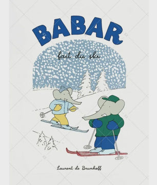 Babar Poster Canvas - Sprookjes Kunst voor Kinderkamer & Babykamer Decoratie