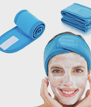 Verstelbare Make-up Haarband (5 Stuks) - Zachte Handdoekstof voor Gezichtsreiniging, Yoga & Spa