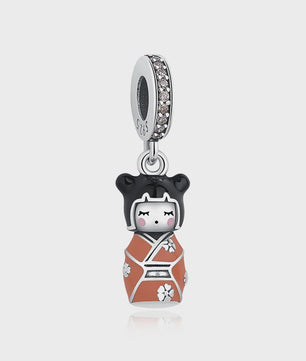 925 Sterling Zilveren Bedel Lucky Cat - Chinees Nieuwjaar & Japanse Stijl Hanger voor Dames Armbanden & Kettingen