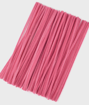 100 Stuks Chenille Stelen - Flexibele Knutseldraad voor Creatieve DIY Projecten