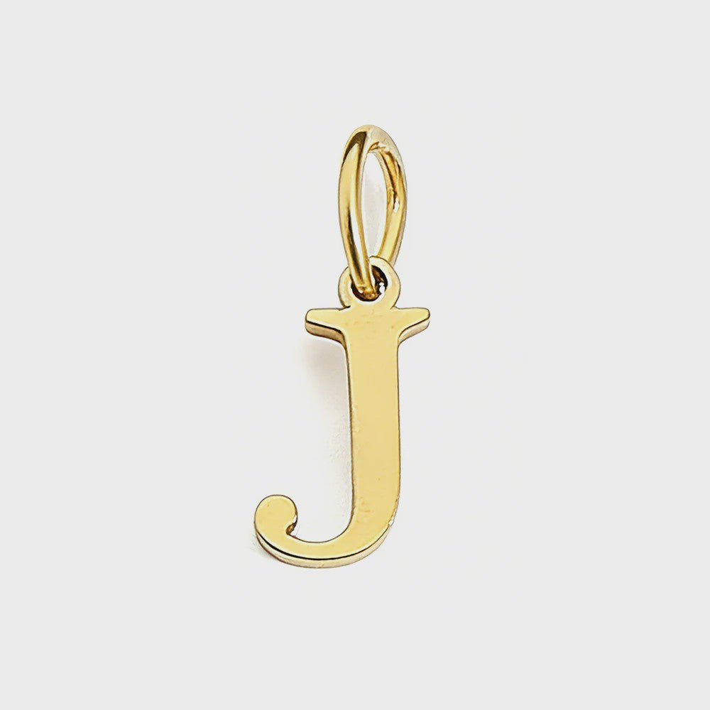 Gouden Initiaal Bedel - Roestvrij Staal - DIY Ketting Bedeltje A-Z