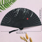 Elegante Chinese Stijl Vouwbare Handwaaier met Kwastje - Perfect voor Dans, Decoratie of Cadeau