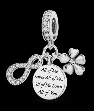925 Sterling Zilveren Bedel 'Mom Love' - Perfect Cadeau voor Moederdag en Verjaardag