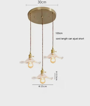 Moderne Glazen Hanglamp - Sfeervolle Verlichting voor Keuken, Eetkamer & Slaapkamer