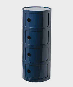 Moderne Ronde Nachtkastje - Minimalistisch Plastic Bijzetkastje