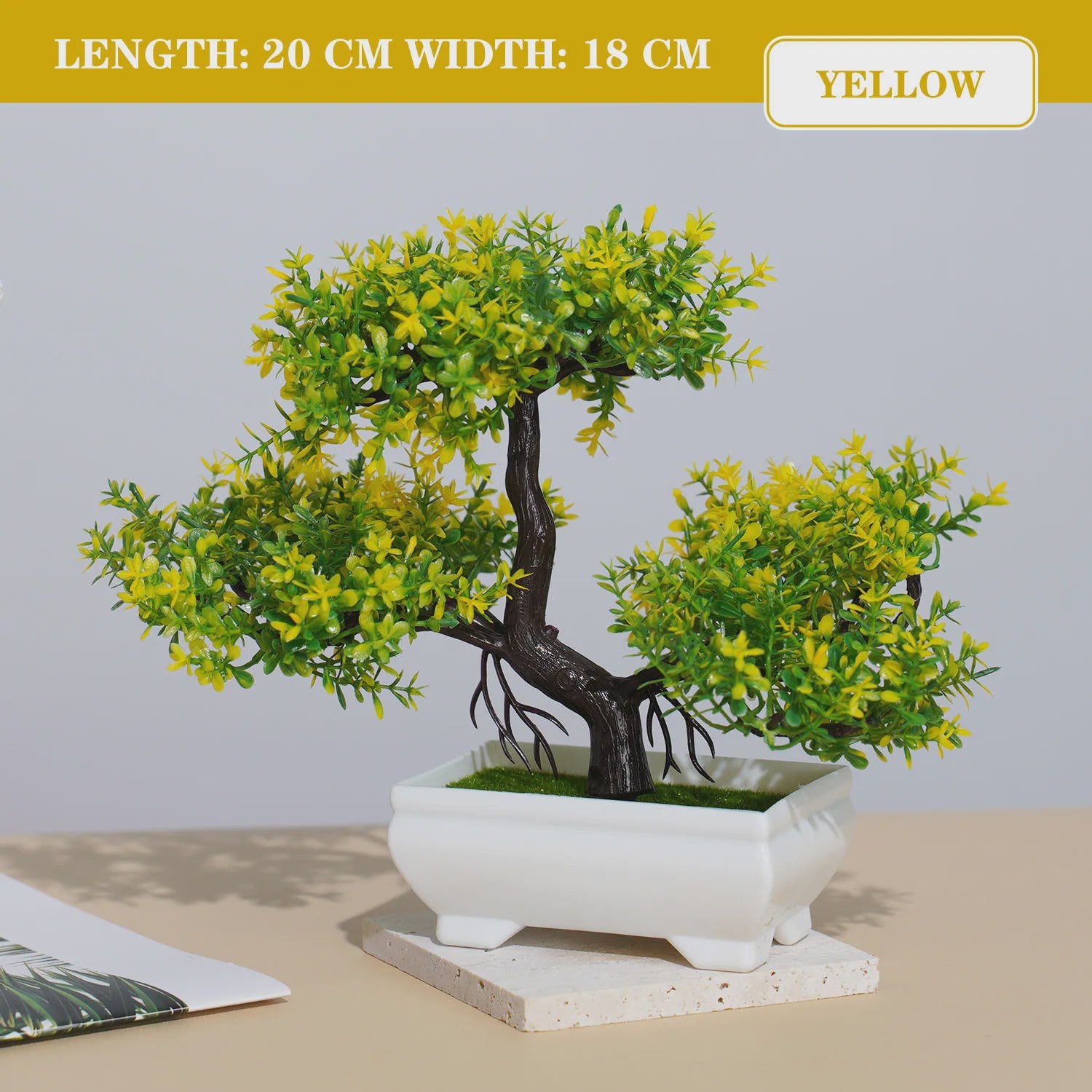 Kunst Bonsai Boom Potted Plant - Decoratieve Kunstplant voor Huis & Kantoor