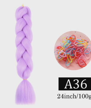 24 Inch Jumbo Braids Haarverlenging - Synthetisch Vlechtkapsel met Ombre Kleuren