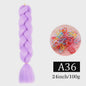 24 Inch Jumbo Braids Haarverlenging - Synthetisch Vlechtkapsel met Ombre Kleuren