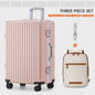 Aluminium Koffer met USB & Combinatieslot - Rolbaar Reiskoffer in Diverse Maten (20-28 inch)