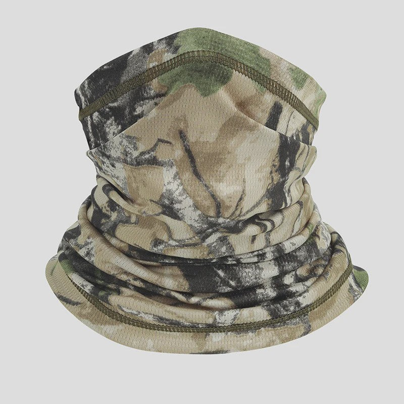 Veelzijdige Camouflage Nekwarmer & Buff - Ademend & UV Beschermend voor Outdoor Sport