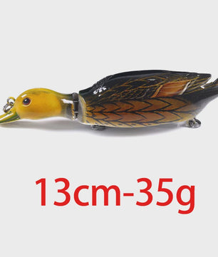 Realistische Eenden Vissen Lokaas - 8.5cm, 12g - Perfect voor Baars, Karper & Snoek