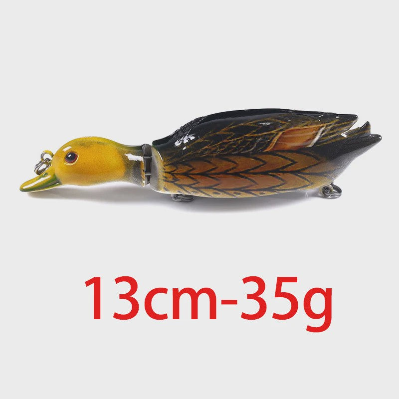 Realistische Eenden Vissen Lokaas - 8.5cm, 12g - Perfect voor Baars, Karper & Snoek