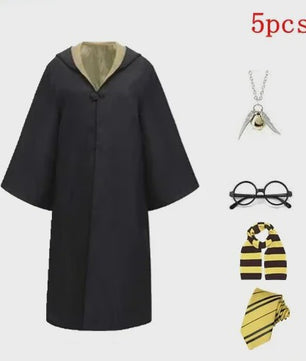 Harry Potter Cosplay Kostuum Set - Volwassenen & Kinderen - Gryffindor & Slytherin