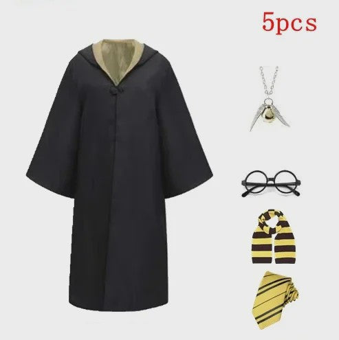 Harry Potter Cosplay Kostuum Set - Volwassenen & Kinderen - Gryffindor & Slytherin
