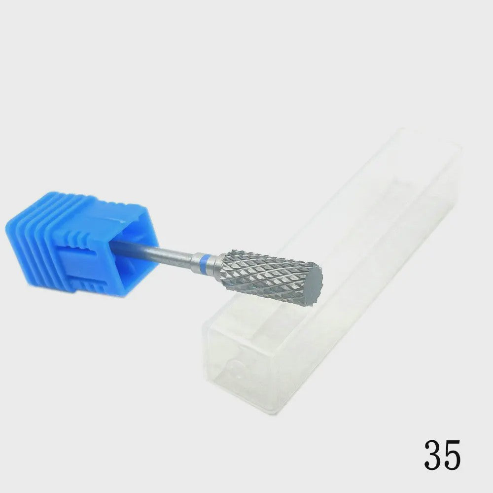 Professionele Tungsten Carbide Nagelboor Bits Set - 33 Stijlen voor Manicure & Pedicure