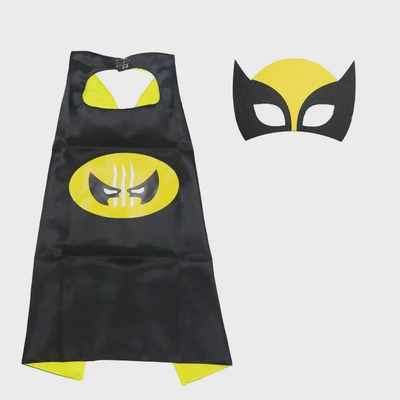 Superheld Cape en Masker Set - Kinderen Cosplay Verkleedkostuum