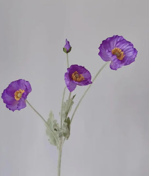 Kunstboeket Klaprozen (4 Stelen) - Realistische Nepbloemen voor Huisdecoratie, Tuin, Feest & DIY