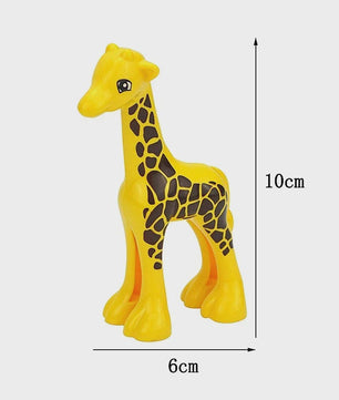 Grote Bouwstenen Dierenpark & Boerderij Figuren - Compatibel met Duplo