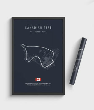 F1 Circuit Poster: Monaco Imola Track Art - Stijlvolle Motorsport Wall Art