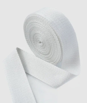 4 Meter Katoenen Band - 1.3mm Dikke Webbing voor Tassen, Riemen & DIY Projecten (20-50mm Breed)