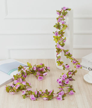 250cm Kunst Rozen Slier - Decoratieve Nepbloemen voor Bruiloft, Huis & Tuin