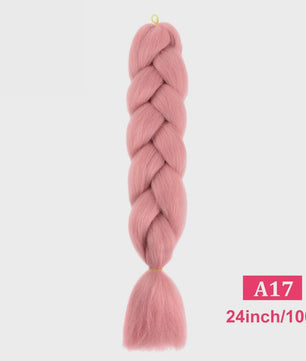 24 Inch Jumbo Braids Haarverlenging - Synthetisch Vlecht Haar in Kleurrijke Tinten