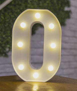Decoratieve LED Letter & Cijfer Lampen - Creëer Sfeer met Warm Licht