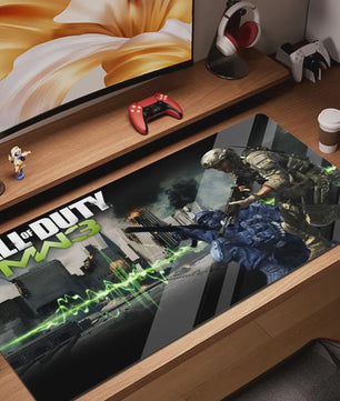 Anime Natural Rubber Gamer Office Decoration Home Mouse Pad Calls Of Duty Warzone Gaming Large Size Mouse Mat 90x40CM Mouse Pad