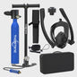 Draagbare Mini Duiktank met Full Face Snorkelmasker - 0.5L