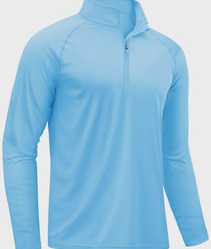 TACVASEN Heren UV Bescherming T-shirt Lange Mouw - UPF50+ Sneldrogend