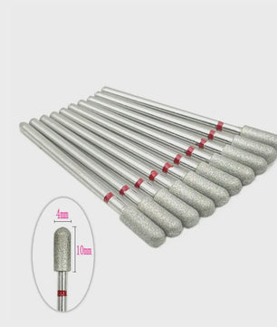 10x Diamant Freesbits Set - 2.35mm Schacht voor Tandheelkunde & Nagelstyling