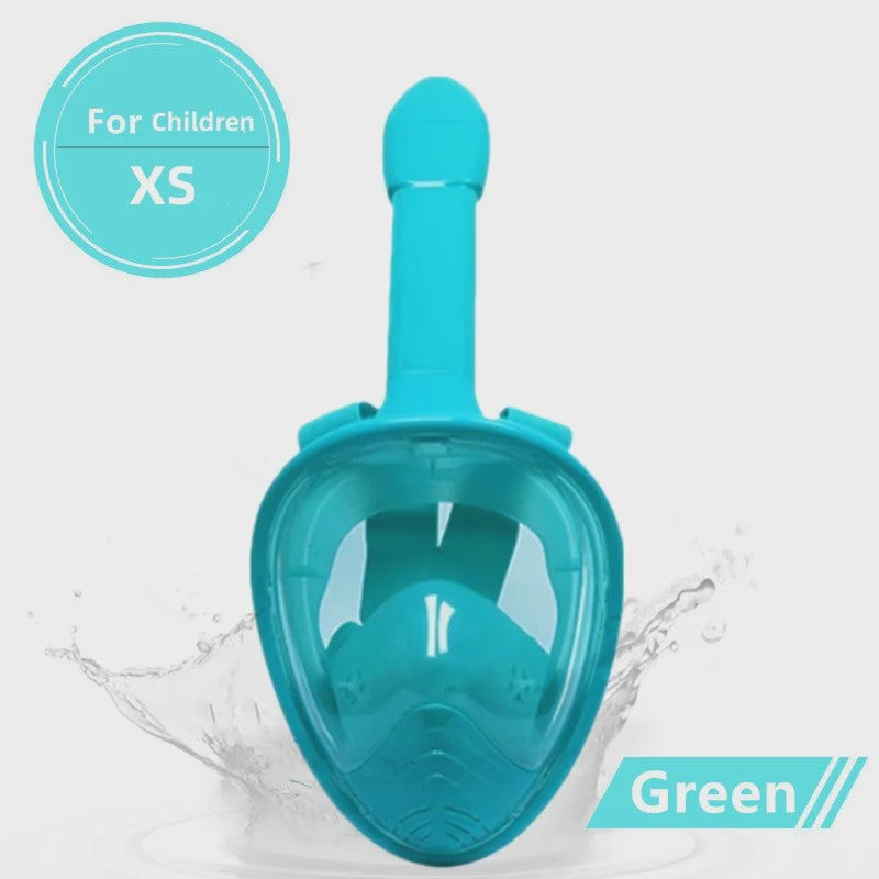 Full Face Duikmasker met Anti-Fog - Snorkelen & Duiken voor Volwassenen & Kinderen