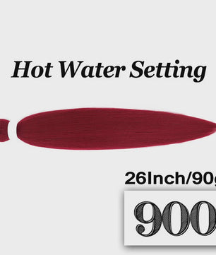 Pre-stretched Braiding Hair 26 Inch - Synthetische Haarverlengingen voor Crochet Braids in Kleuren