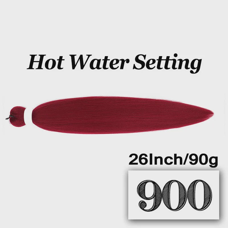 Pre-stretched Braiding Hair 26 Inch - Synthetische Haarverlengingen voor Crochet Braids in Kleuren