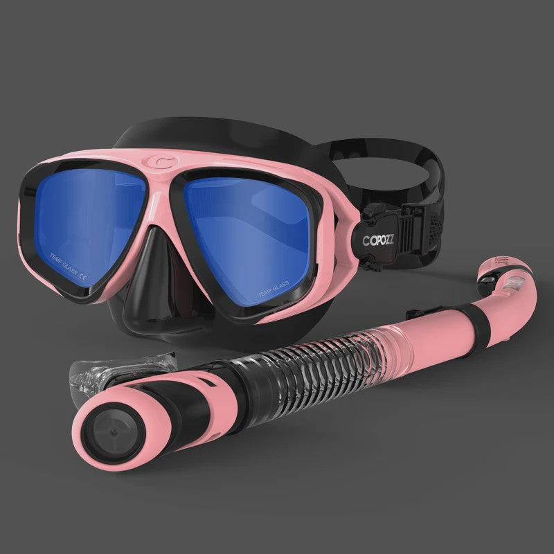 COPOZZ 2025 Duikmasker Set met Snorkel - Anti-Condens, Verstelbaar, Volwassenen