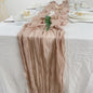 Luxe Kaasdoek Tafel Runner - Vintage Stijl voor Bruiloften & Feesten