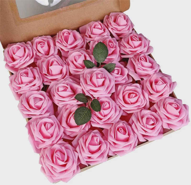 Kunst Rozen Foam - Set van 10 tot 100 Stuks - Decoratie Bruiloft, Feest & Cadeau