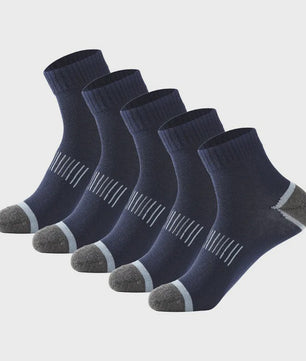 20 Paar Heren Katoenen Sokken - Comfortabel & Ademend - Maat 38-45 - Zwart