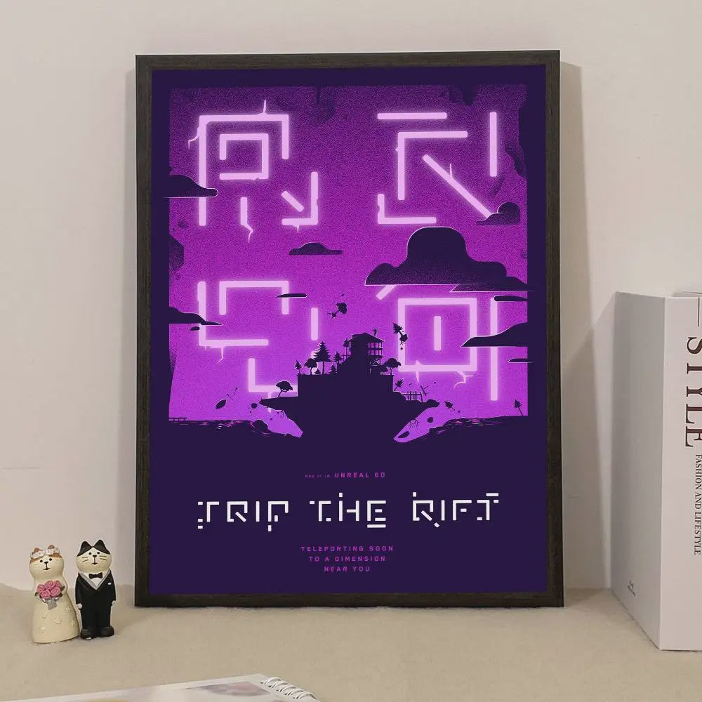 Fortnite Game Poster - Decoratieve Muurkunst voor Fans