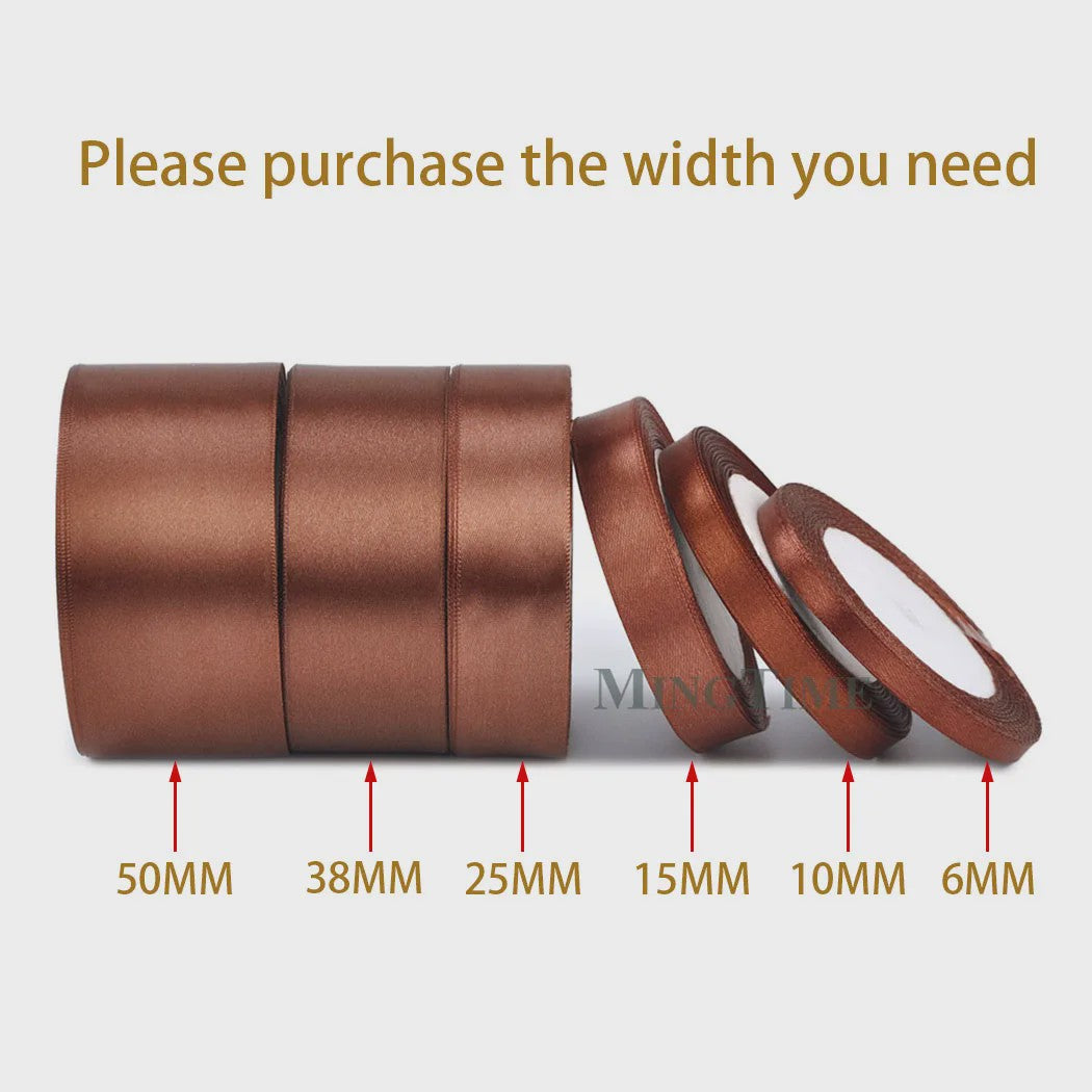 Satijnen Lint 22 Meter - Diverse Breedtes (6mm t/m 50mm) voor Decoratie & Knutselen