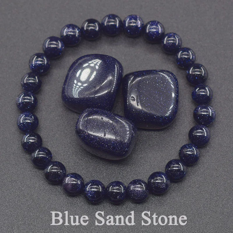 Natuurlijke Blauwe Apatite Kralen Armband - Reiki Energie & Gezondheid
