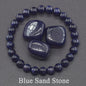 Natuurlijke Blauwe Apatite Kralen Armband - Reiki Energie & Gezondheid