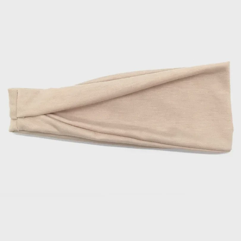 Dames Haarband Twist Katoen - Sportieve Turban Hoofdband met Knoop