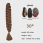 Jumbo Braiding Hair Extensions - 82 inch Synthetisch Vlecht Haar voor Box Braids & Twist